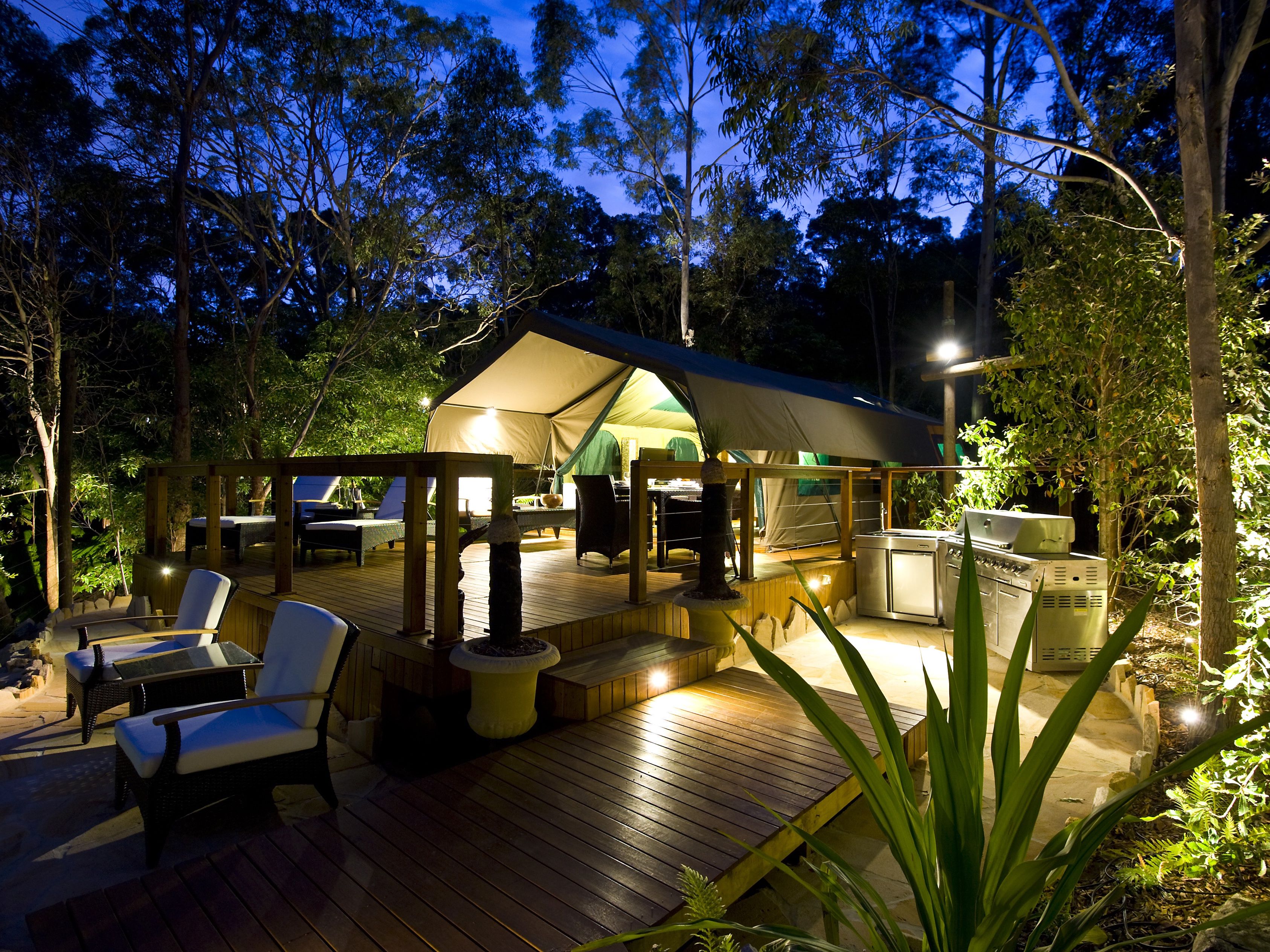 Tandara glamping tent. Photo: © DCCEEW