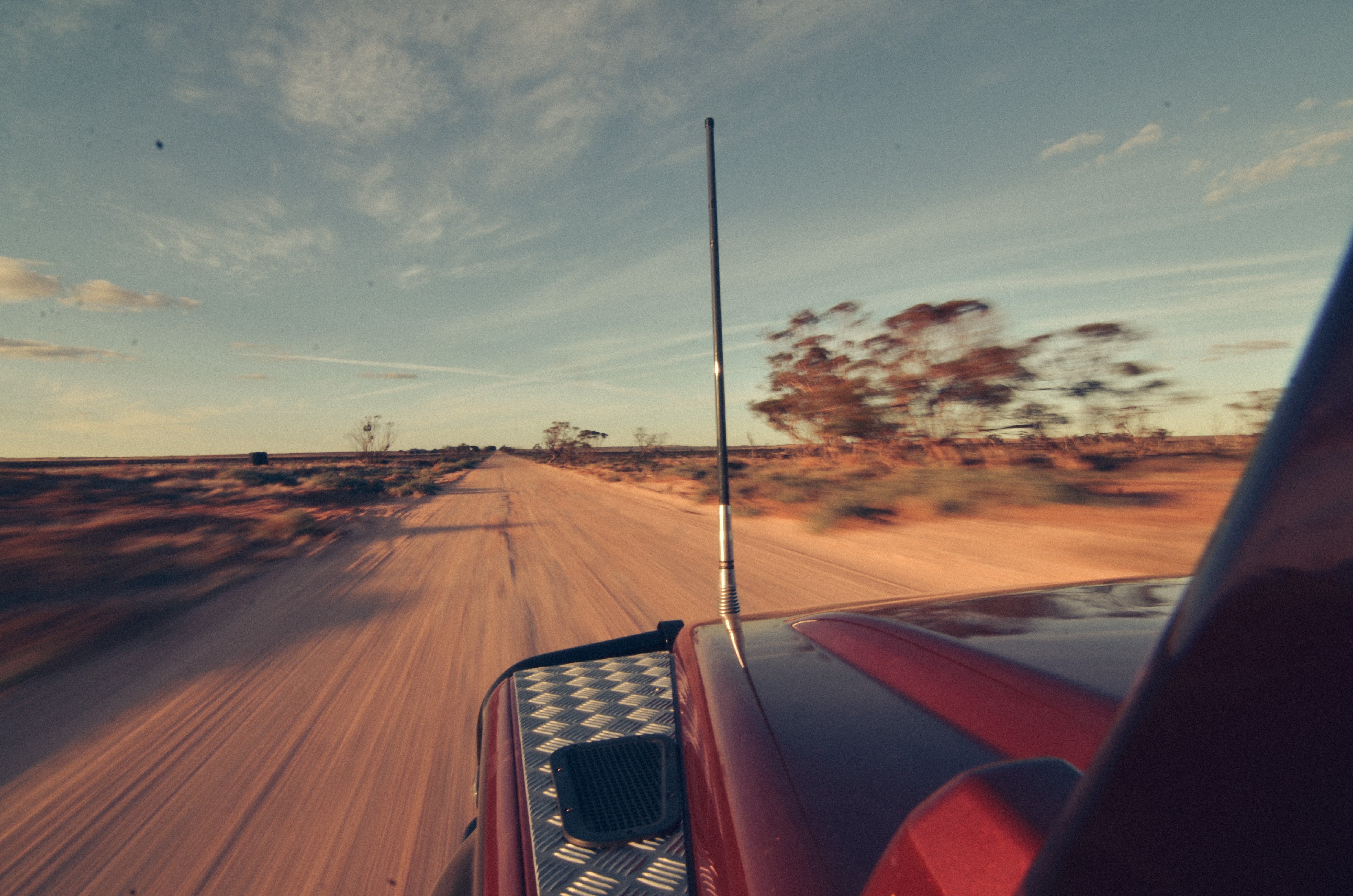 Driving through outback NSW. Photo: James Fyfe/DPIE