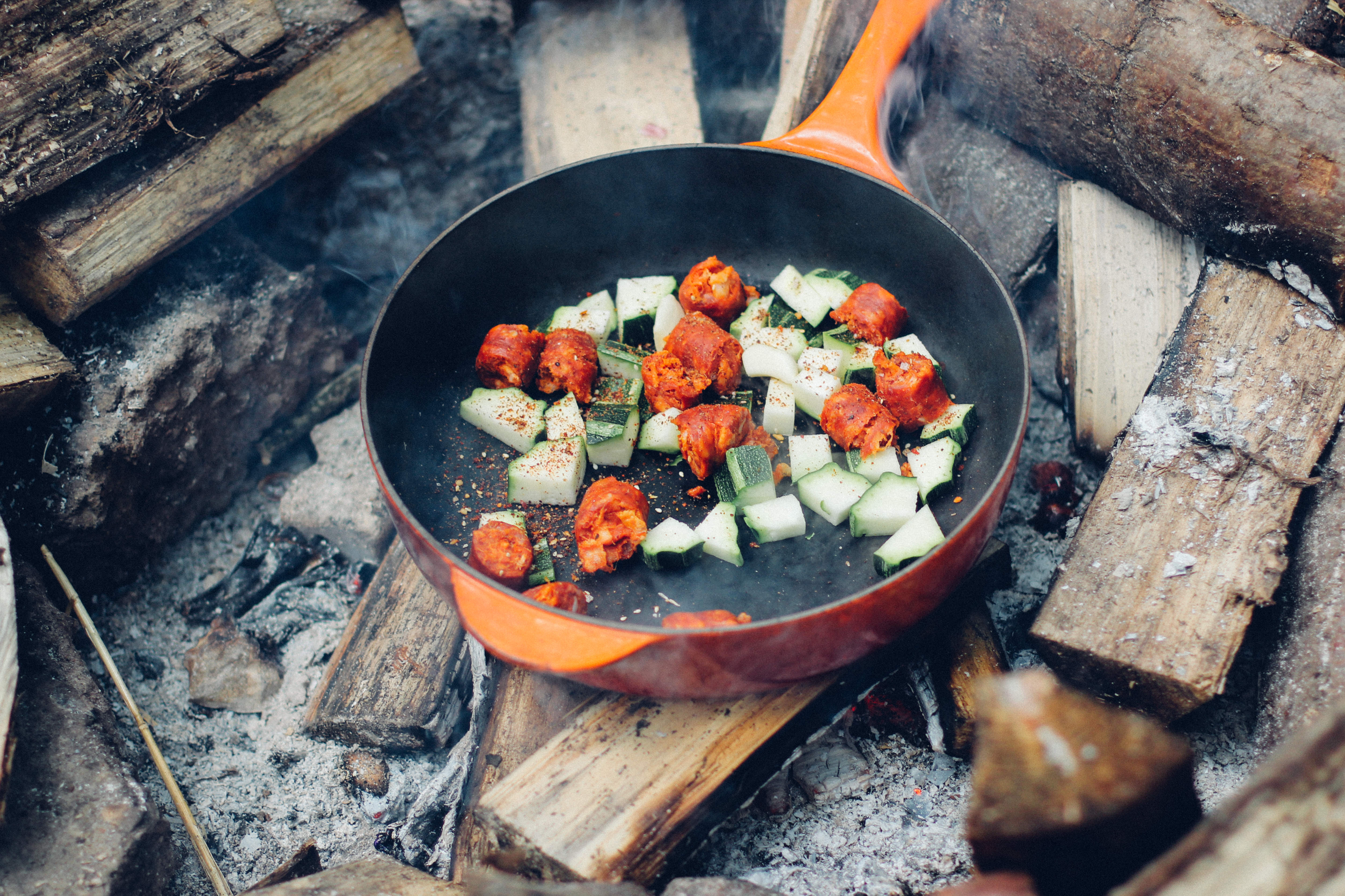 Campsite cooking. Photo: Dan Edwards