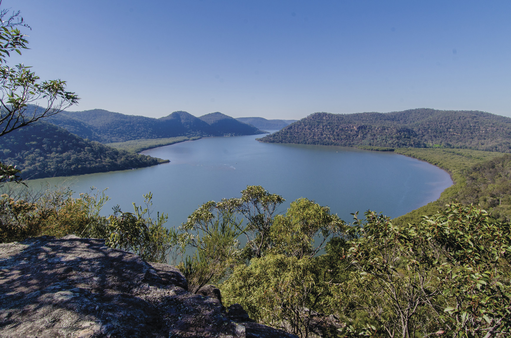 View of the Hawkesbury River from Marramarra National Park. Photo: John Spencer/DCCEEW © DCCEEW