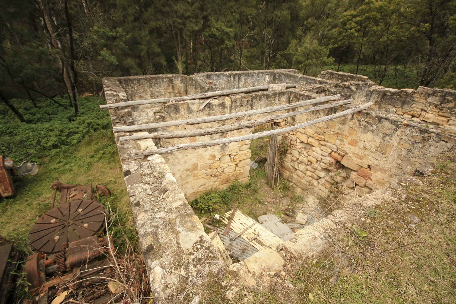 Newnes Industrial Ruins walk in Wollemi National Park. Photo credit: Elinor Sheargold/DPIE