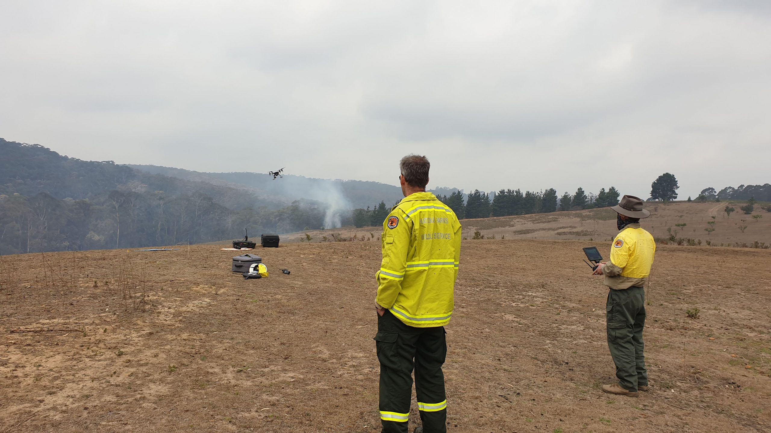 Eyes in the sky: Firefighting by drone