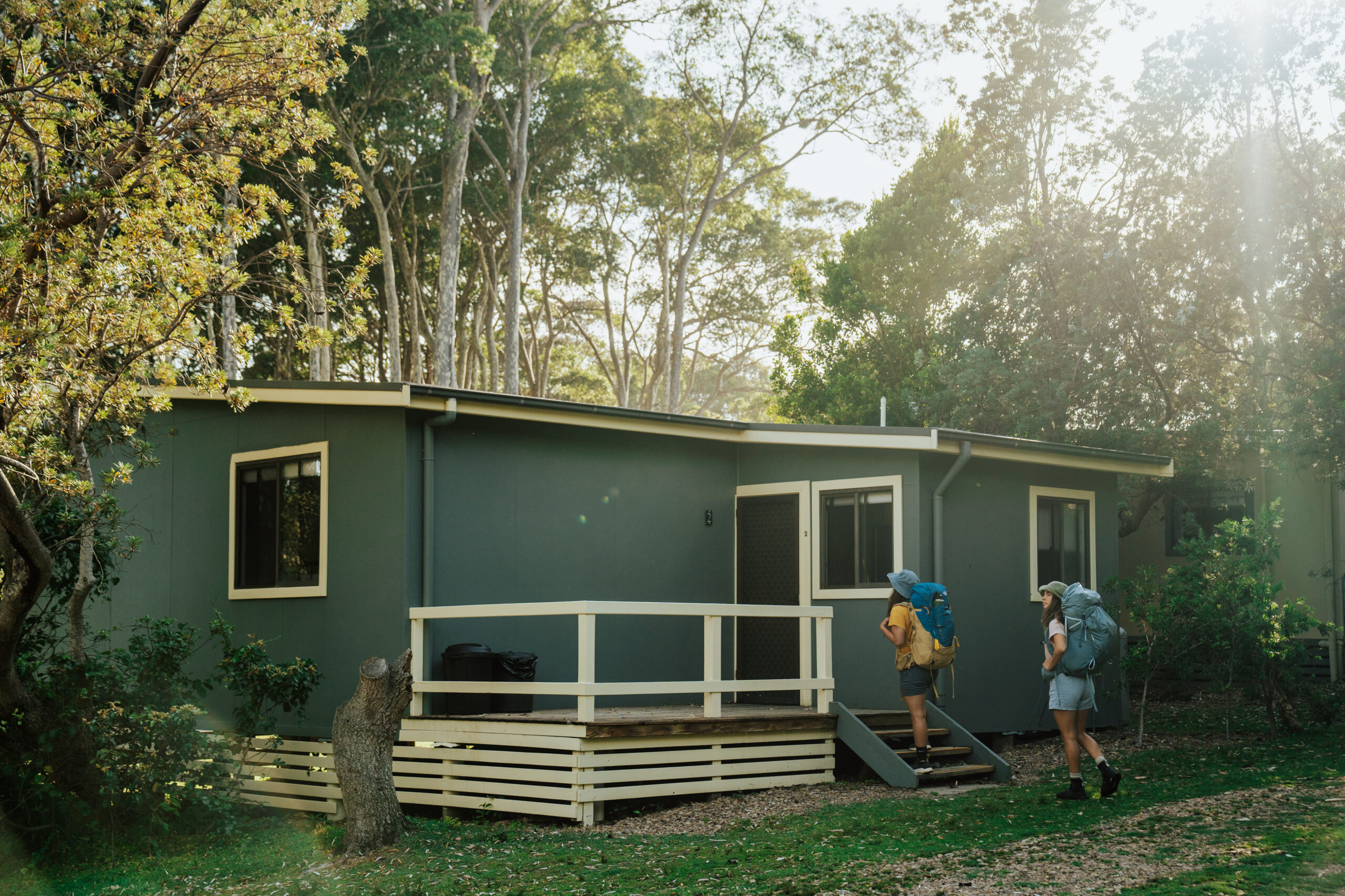 Depot Beach cabins. Photo: Remy Brand / DCCEEW © Studio Bilby
