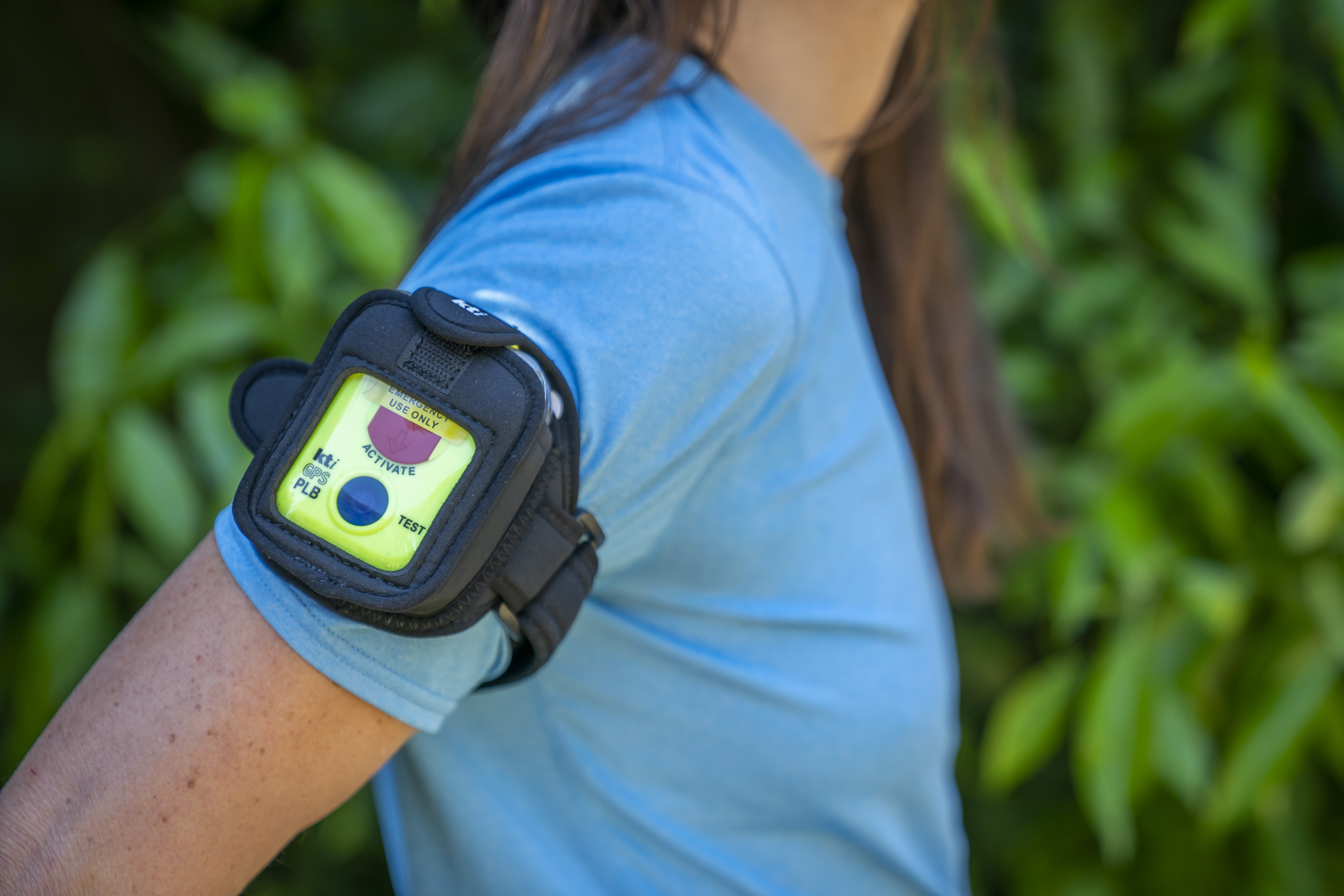 Personal locator beacon (PLB) safety device. Photo credit: John Spencer / DPE