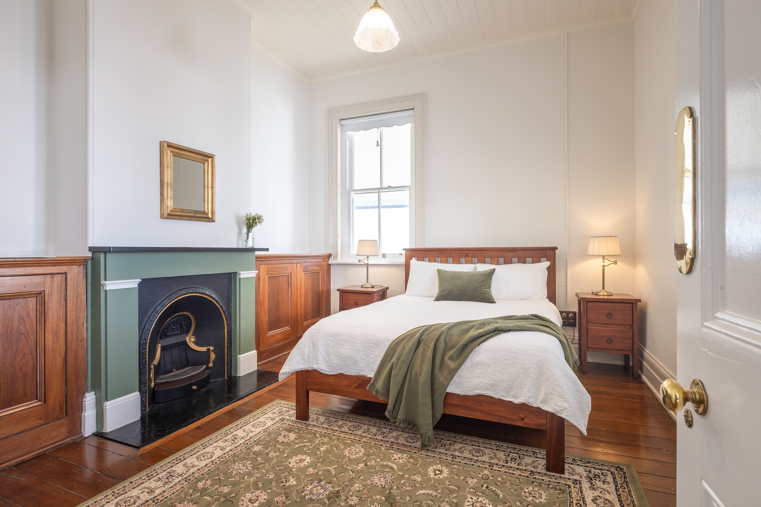 A bedroom inside Montague Island Assistant Lighthouse Keeper's Cottage. Photo credit: David Rogers/DCCEEW