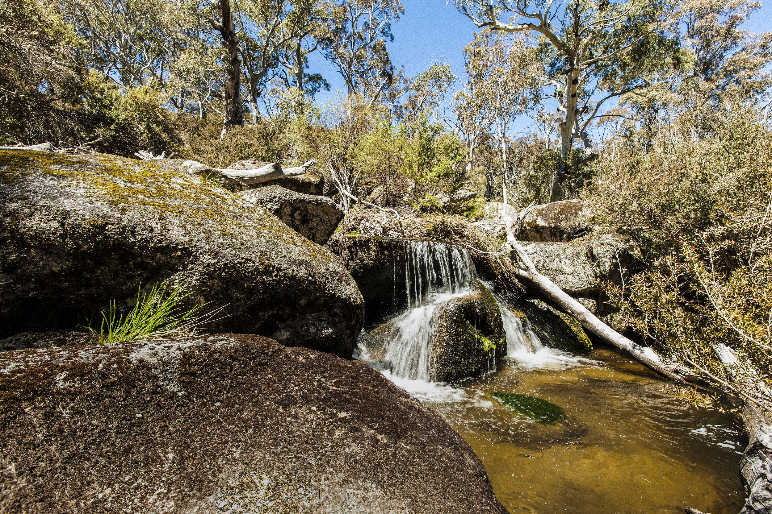A waterfall along Pallaibo walking track.