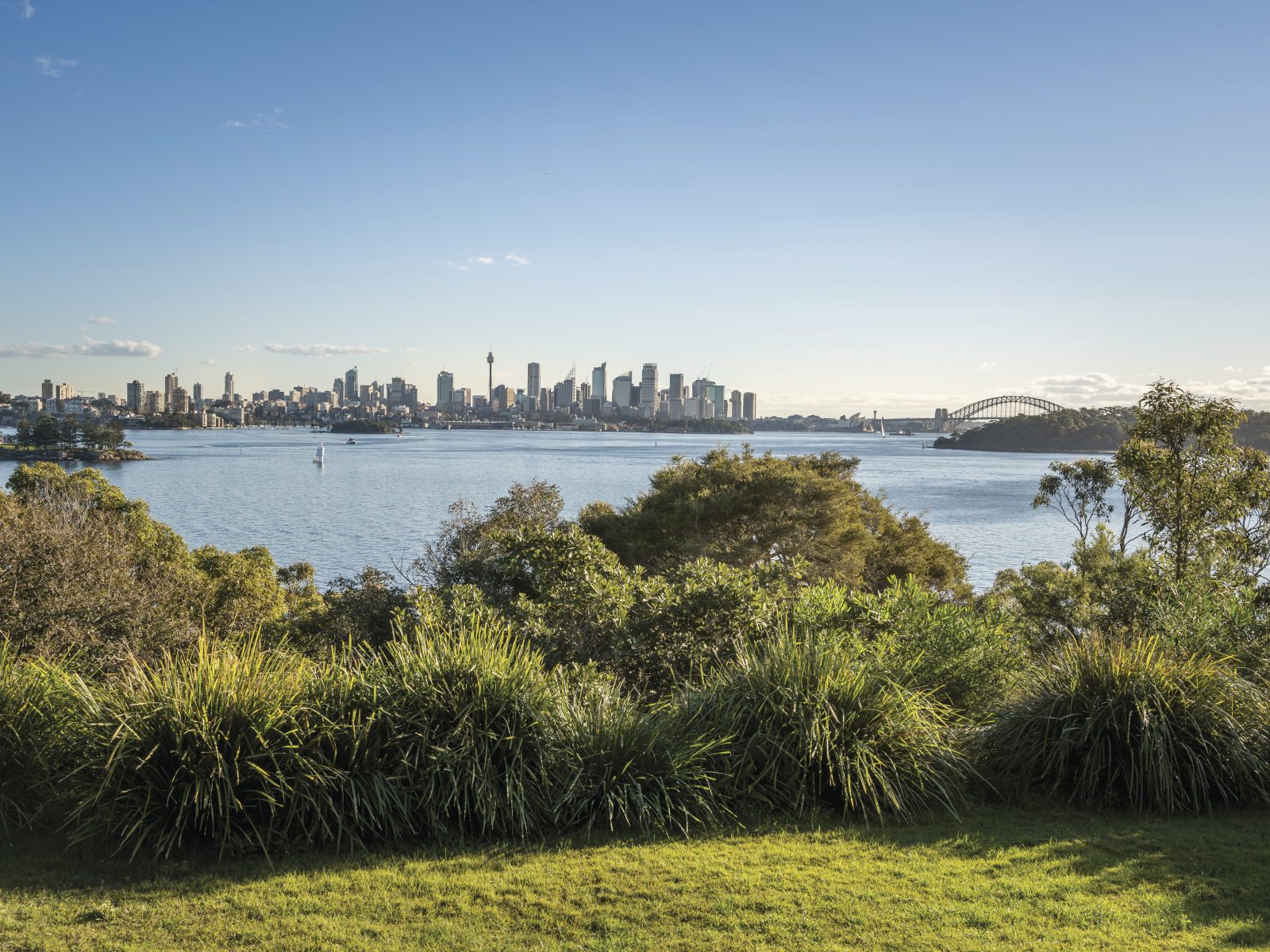 View from Steele Point Cottage, Sydney Harbour National Park. Photo: John Spencer © DCCEEW