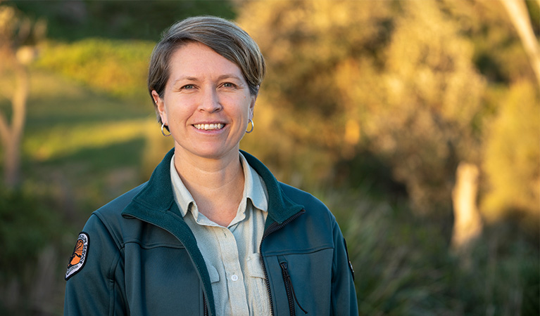 Susanne Callaghan, Ranger, Hunter Coast Area. Photo: John Spencer &copy; DPE