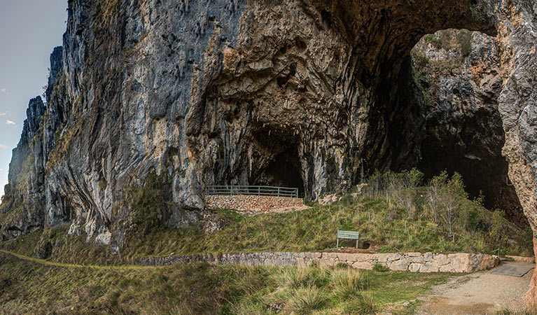 Entrance to Castle Cave, Yarrangobilly Caves, Kosciuszko National Park. Credit: Murray Vanderveer &copy; OEH