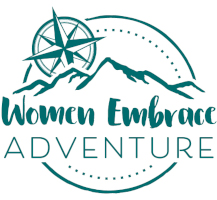 Women Embrace Adventure logo. Image &copy; Women Embrace Adventure.