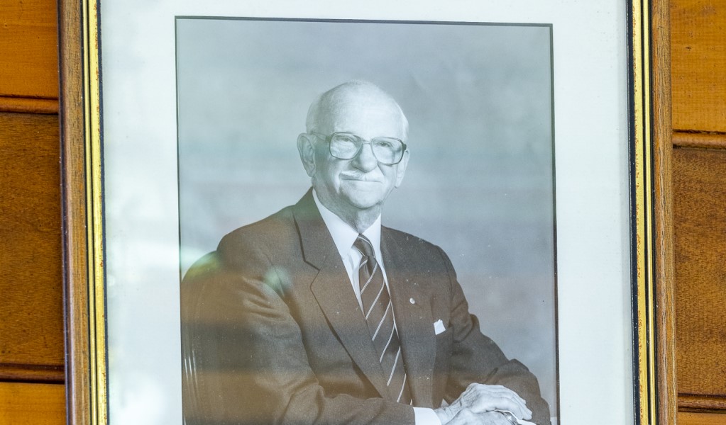 A portrait of Charles Wooller Marshall, james and Sarah Marshall's grandson. Photo: John Spencer &copy; DPE