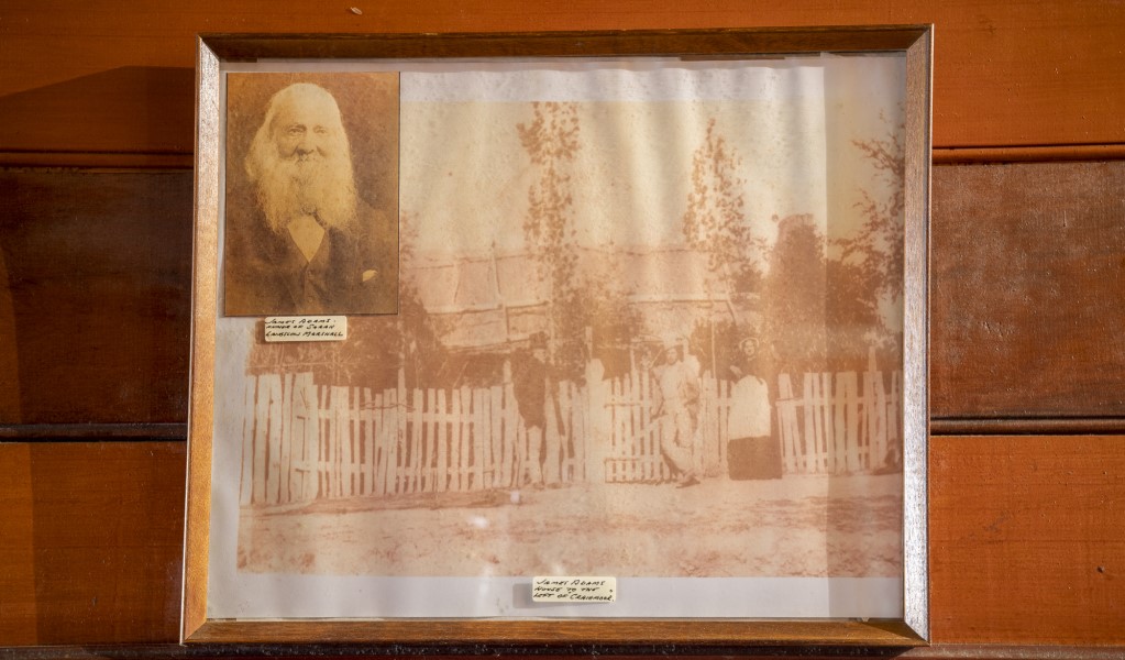 A portrait of James Adams and his house that stood to the left of Craigmoor House in Hill End HIstoric Site. Photo: John Spencer &copy; DPE