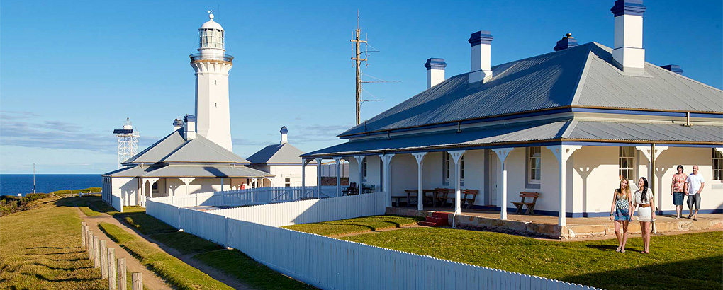 Green Cape Lightstation Keeper's Cottages, Ben Boyd National Park. Photo: Nick Cubbin &copy; DPE