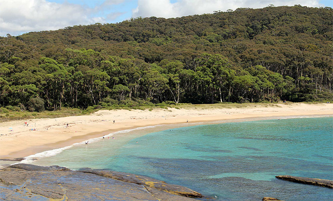 Depot Beach, Murramarrang National Park. Photo: J Yurasek/OEH