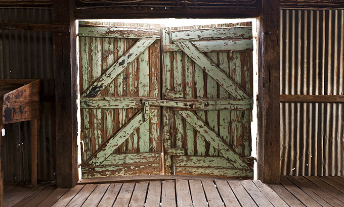 Woolshed, Murrumbidgee Valley National Park. Photo: David Finnegan