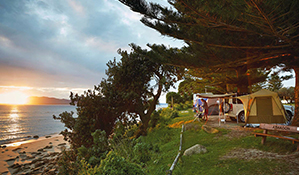Trial Bay campground, Arakoon National Park. Photo: Nick Cubbin/OEH