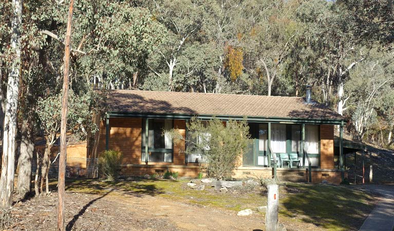Exterior of Arch Cottage in Abercrombie Karst Conservation Reserve. Photo: Stephen Babka &copy; DPIE