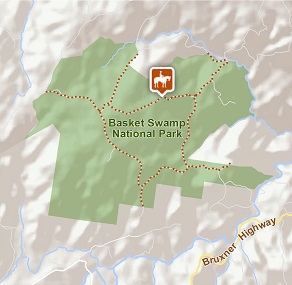 basket swamp horse riding trails map