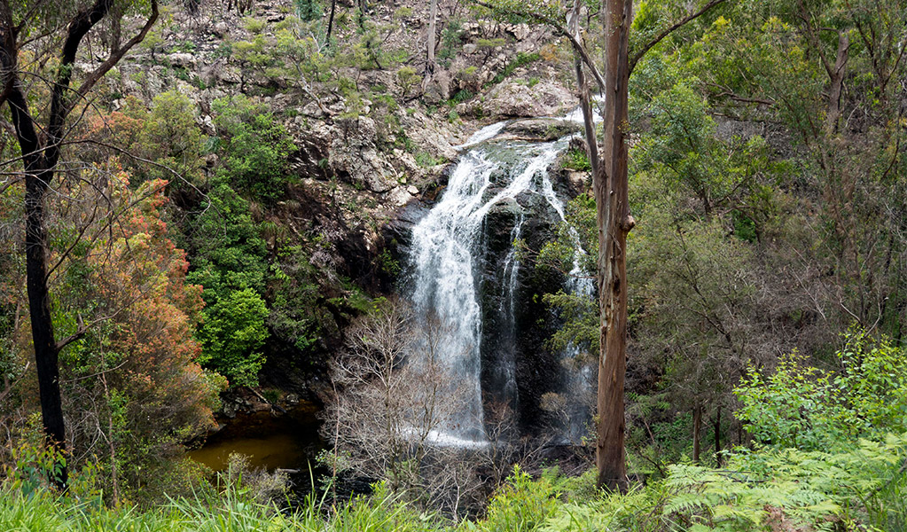 Boundary Falls waterfall. Credit: Leah Pippos &copy; DCCEEW