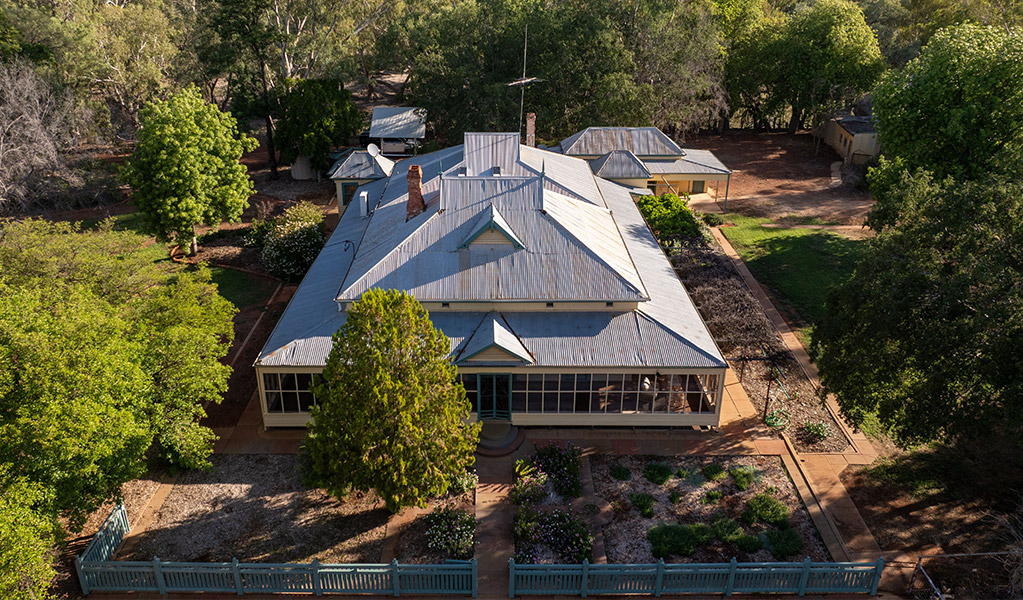 Exterior view of Hamilton Park Homestead. Credit: Andrew Hull &copy; DCCEEW