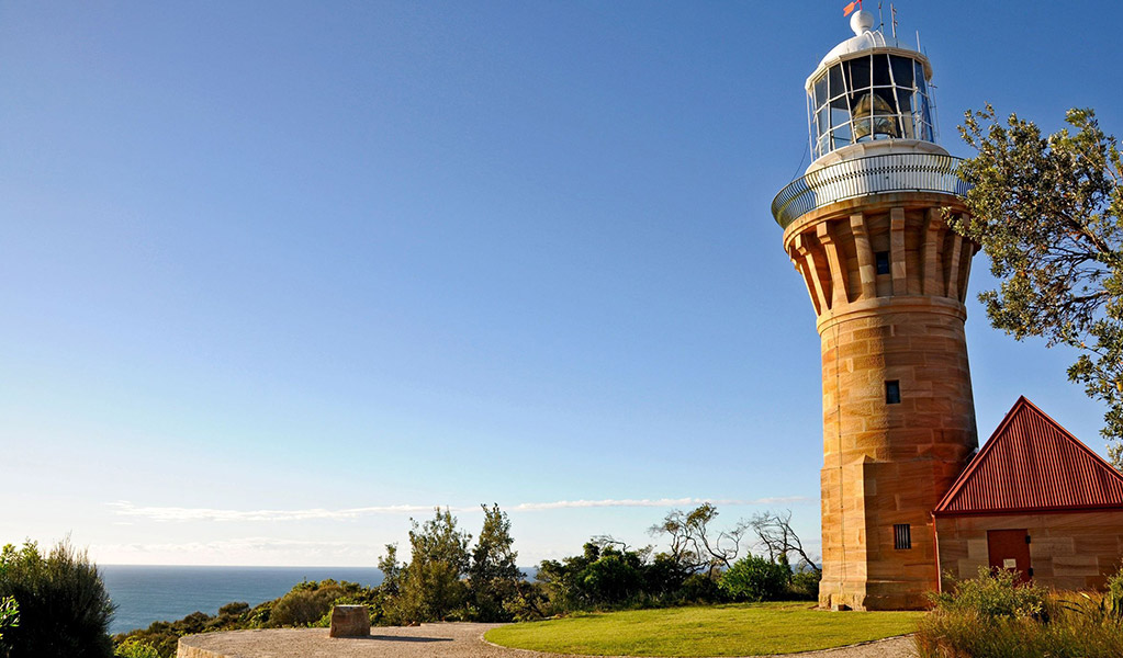 Barrenjoey Lighthouse at Barrenjoey Head near Palm Beach on Sydney's northern beaches. Credit: Kevin McGrath/DCCEEW  &copy; DCCEEW