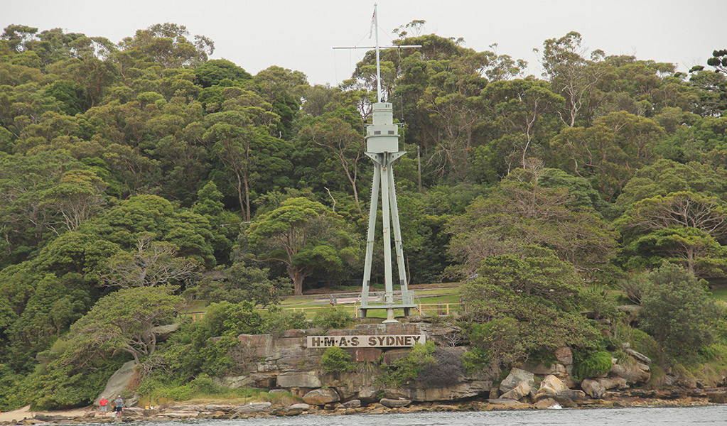Bradleys Head Naval Memorial in Sydney Harbour National Park. Credit: Kevin McGrath/DCCEEW &copy; DCCEEW