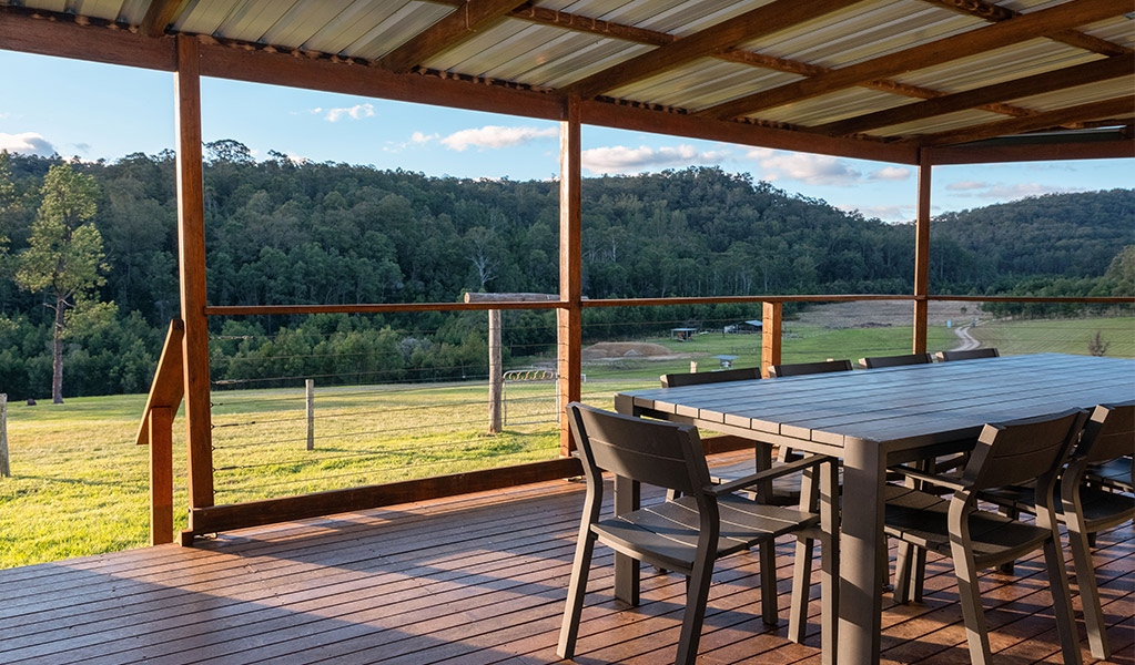 Undercover verandah at Big Yango House. Credit: Allan Chawner <HTML>&copy; DCCEEW