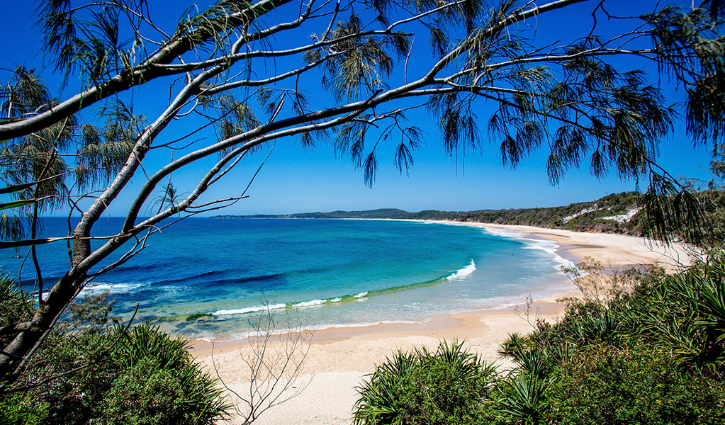 Wooli Beach. Credit: Destination NSW