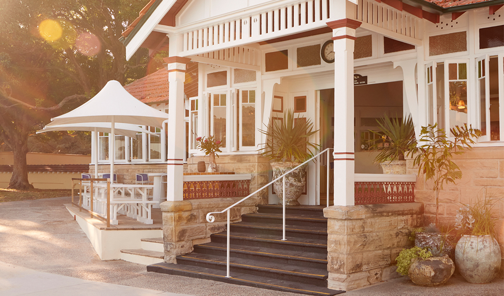 Exterior of The Nielson in Sydney Harbour National Park. Credit &copy; Annie Saba