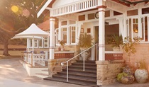 Exterior of The Nielson in Sydney Harbour National Park. Credit &copy; Annie Saba